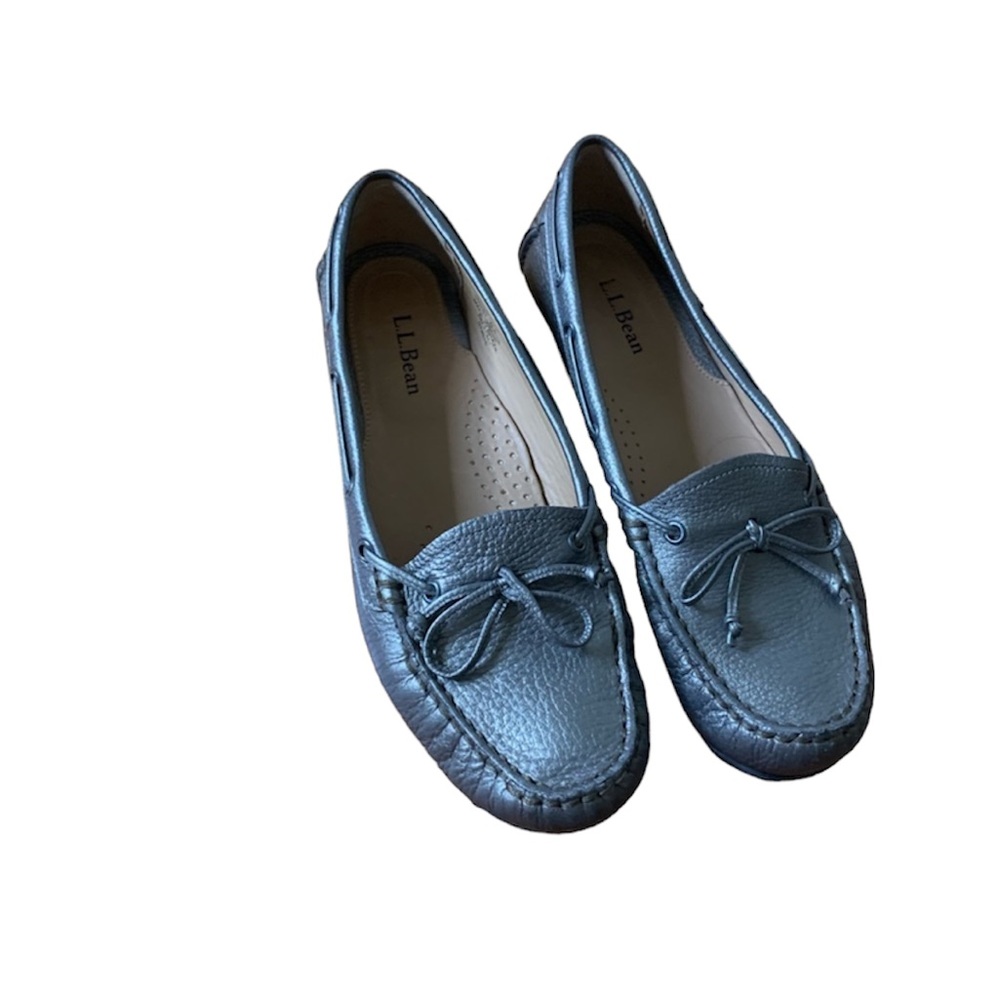 L.L. Bean | Women's Shoes |  Metallic Gray |  Loafers | Slip-On | 7